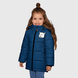 Куртка зимняя для девочки СМАДЖ В КАРМАНЕ, цвет: 3D-черный — фото 2