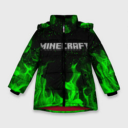 Куртка зимняя для девочки MINECRAFT, цвет: 3D-красный