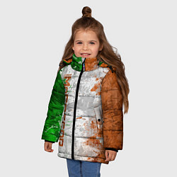 Куртка зимняя для девочки Конор МакГрегор, цвет: 3D-черный — фото 2