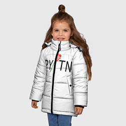 Куртка зимняя для девочки ТИКТОКЕР - PAYTON MOORMEIE, цвет: 3D-красный — фото 2