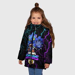 Куртка зимняя для девочки Brawl Stars LEON, цвет: 3D-красный — фото 2