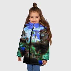 Куртка зимняя для девочки TERRARIA EXCLUSIVE, цвет: 3D-красный — фото 2