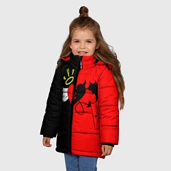 Куртка зимняя для девочки ЕГОР КРИД, цвет: 3D-светло-серый — фото 2
