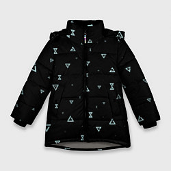 Куртка зимняя для девочки Witchersigns, цвет: 3D-светло-серый