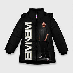 Куртка зимняя для девочки EMINEM, цвет: 3D-черный