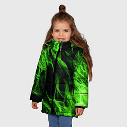 Куртка зимняя для девочки TOXIC FLAME, цвет: 3D-светло-серый — фото 2