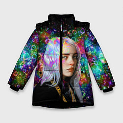 Куртка зимняя для девочки Billie Eilish, цвет: 3D-черный