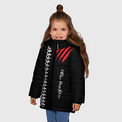 Куртка зимняя для девочки Three Days Grace, цвет: 3D-черный — фото 2