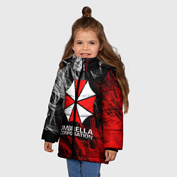 Куртка зимняя для девочки UMBRELLA CORP, цвет: 3D-черный — фото 2