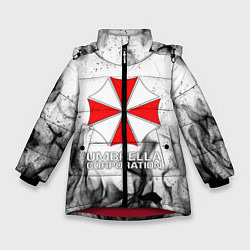 Куртка зимняя для девочки UMBRELLA CORP, цвет: 3D-красный