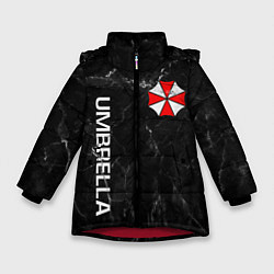 Куртка зимняя для девочки UMBRELLA CORP, цвет: 3D-красный