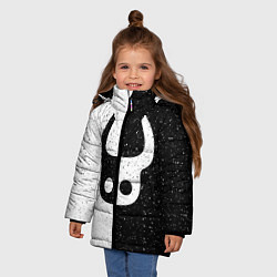 Куртка зимняя для девочки Hollow Knight, цвет: 3D-черный — фото 2