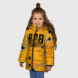 Куртка зимняя для девочки ВДВ, цвет: 3D-светло-серый — фото 2