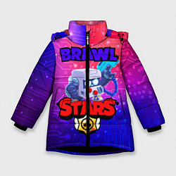 Зимняя куртка для девочки Brawl Stars 8 BIT