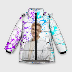 Куртка зимняя для девочки Егор Крид, цвет: 3D-светло-серый
