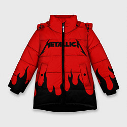 Зимняя куртка для девочки METALLICA
