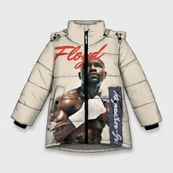Куртка зимняя для девочки Floyd, цвет: 3D-светло-серый