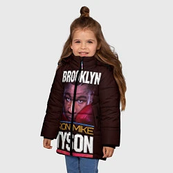 Куртка зимняя для девочки Mike Tyson, цвет: 3D-светло-серый — фото 2