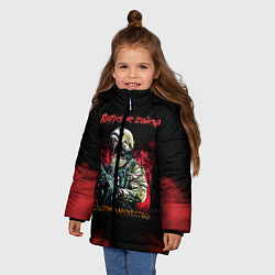 Куртка зимняя для девочки Внутренние войска, цвет: 3D-светло-серый — фото 2