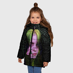 Куртка зимняя для девочки ПАУТИНА, цвет: 3D-красный — фото 2