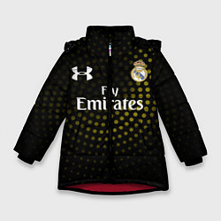 Куртка зимняя для девочки Real Madrid, цвет: 3D-красный