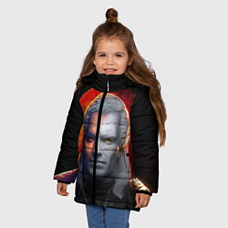 Куртка зимняя для девочки HALF WITCHER, цвет: 3D-черный — фото 2