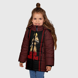Куртка зимняя для девочки Vinland saga Thorfinn, цвет: 3D-черный — фото 2