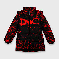 Куртка зимняя для девочки DEVIL MAY CRY, цвет: 3D-черный