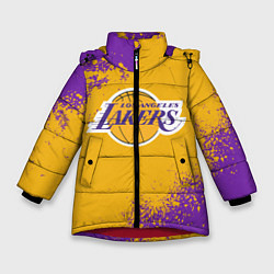 Куртка зимняя для девочки LA LAKERS KOBE BRYANT, цвет: 3D-красный