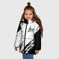 Куртка зимняя для девочки ASAP ROCKY, цвет: 3D-черный — фото 2