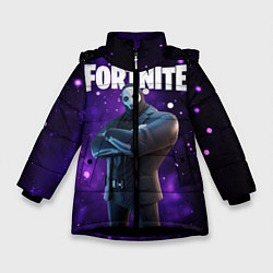 Куртка зимняя для девочки Fortnite Henchman Shadow, цвет: 3D-черный