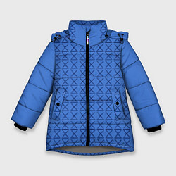Куртка зимняя для девочки Конь БоДжек Свитер, цвет: 3D-светло-серый