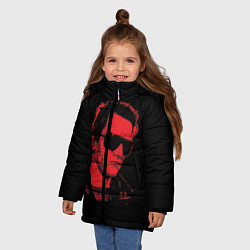 Куртка зимняя для девочки The Terminator 1984, цвет: 3D-светло-серый — фото 2