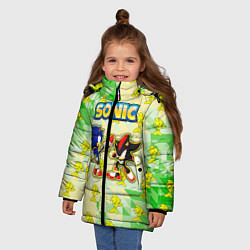 Куртка зимняя для девочки Sonik, цвет: 3D-черный — фото 2