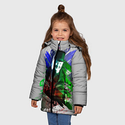 Куртка зимняя для девочки Winston Churchill, цвет: 3D-красный — фото 2