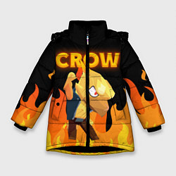 Зимняя куртка для девочки BRAWL STARS CROW