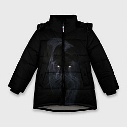 Куртка зимняя для девочки Пантера, цвет: 3D-светло-серый