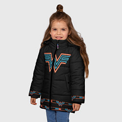 Куртка зимняя для девочки WW 84, цвет: 3D-светло-серый — фото 2