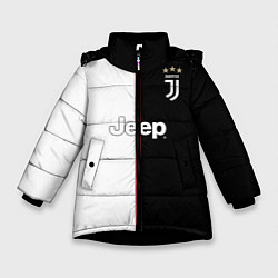 Куртка зимняя для девочки Форма Ronaldo, цвет: 3D-черный