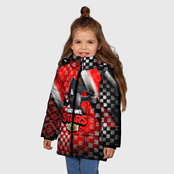 Куртка зимняя для девочки BRAWL STARS:CROW, цвет: 3D-черный — фото 2