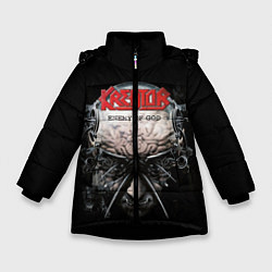 Куртка зимняя для девочки Kreator 3, цвет: 3D-черный