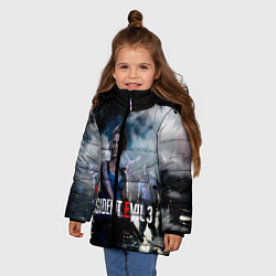 Куртка зимняя для девочки RESIDENT EVIL 3, цвет: 3D-черный — фото 2