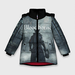 Куртка зимняя для девочки Bloodborne, цвет: 3D-красный
