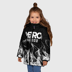 Куртка зимняя для девочки METRO EXODUS, цвет: 3D-светло-серый — фото 2