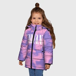 Куртка зимняя для девочки NIRVANA, цвет: 3D-красный — фото 2