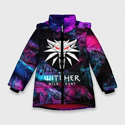 Куртка зимняя для девочки The Witcher 3, цвет: 3D-красный