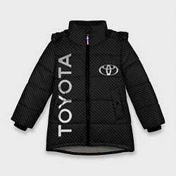 Куртка зимняя для девочки Toyota CARBON, цвет: 3D-светло-серый
