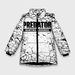 Куртка зимняя для девочки PREDATOR: HUNTING GROUNDS, цвет: 3D-черный