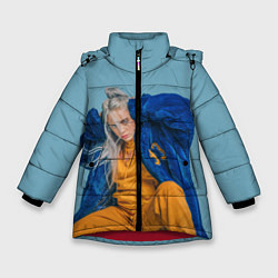 Куртка зимняя для девочки Billie Eilish, цвет: 3D-красный