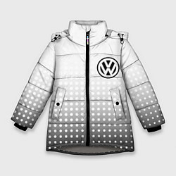 Куртка зимняя для девочки Volkswagen, цвет: 3D-светло-серый